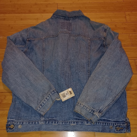 Levi's 90s vintage style trucker distressed relaxed fit jacket - Picture 5 of 8